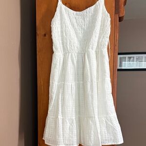 Hippie Rose Strapless White summer  Dress
